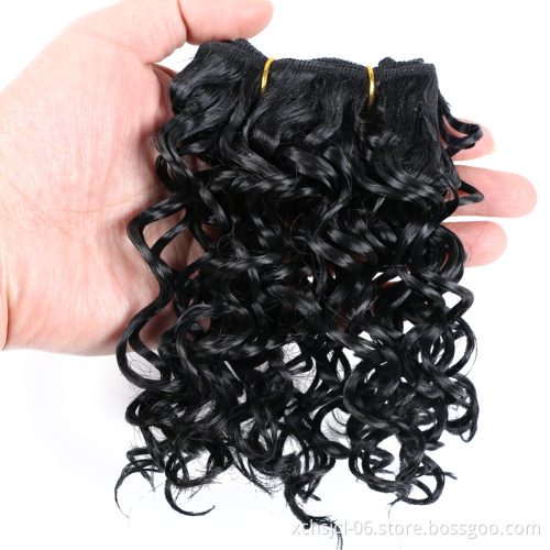 High Quality Jerry Curl Hair Weave For Braiding Virgin Hair Bundles for Women
